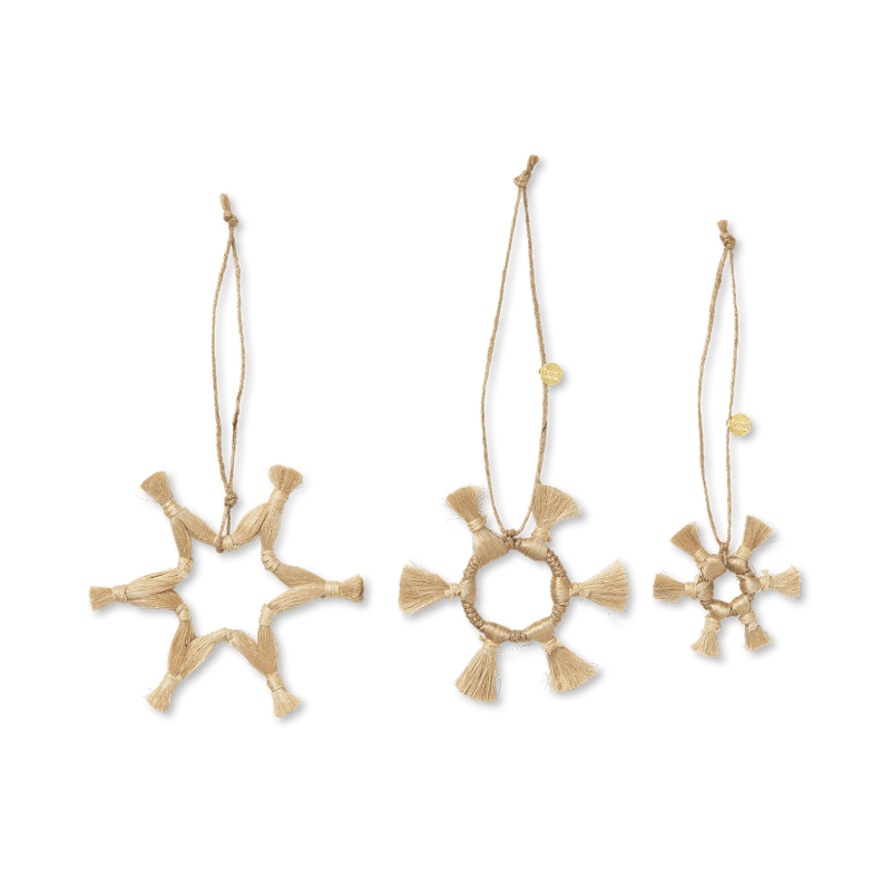 Stern - Jute 3er Set natural von Ferm Living