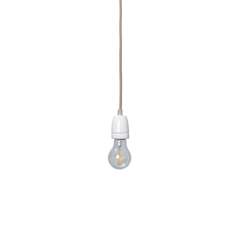 Stoffkabel mit Keramikfassung von Ferm Living