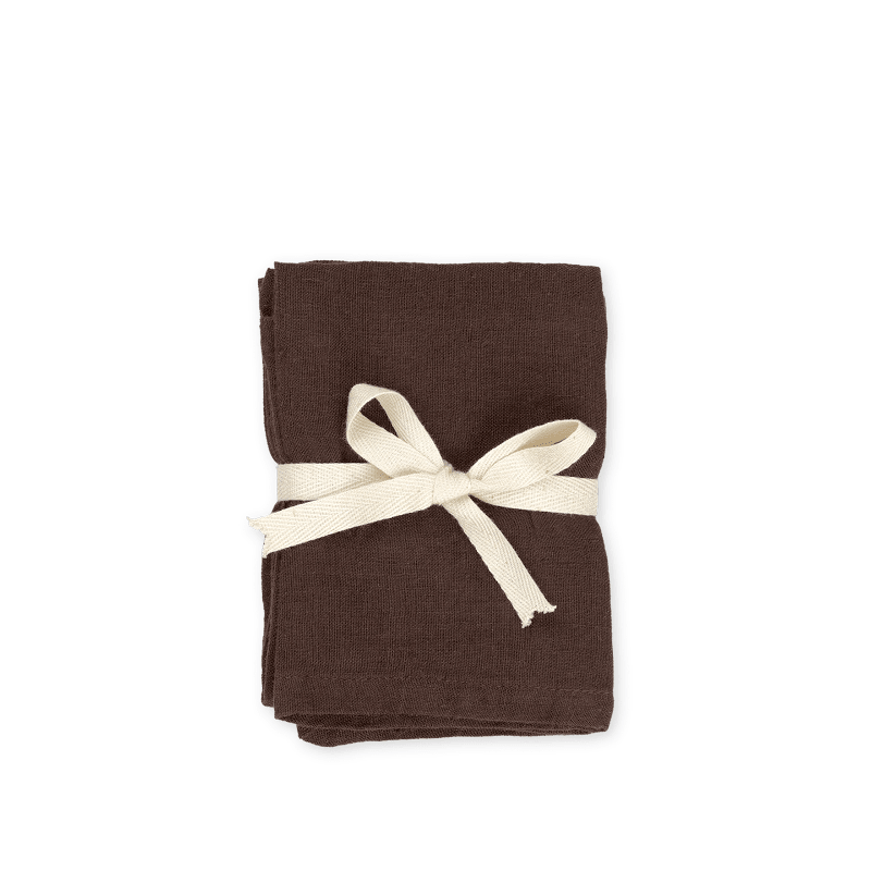 Stoffserviette – Brown 2er Set von Ferm Living
