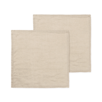 Stoffserviette - Leinen natural 2er Set von Ferm Living