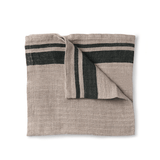 Stoffserviette - Linen striped 2er Set von HK Living