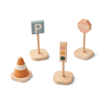 Strassensignal - Village mustard multi mix 4er Set von Liewood