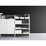 String – Aufbewahrungsschrank weiss von String Furniture