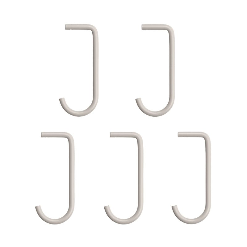 String – Haken für Metallboden beige 5er Set von String Furniture