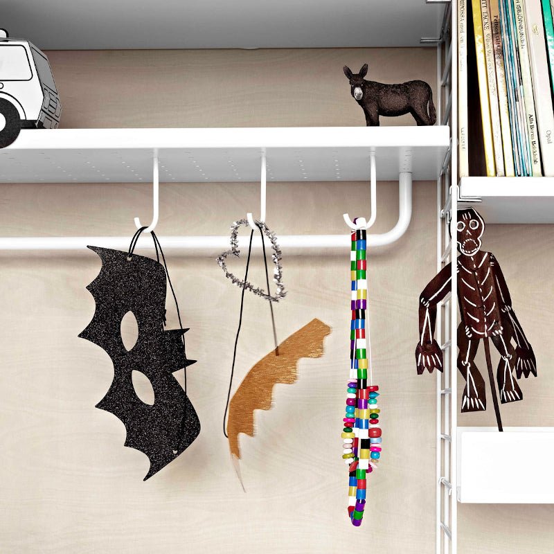 String – Haken für Metallboden weiss 5er Set von String Furniture