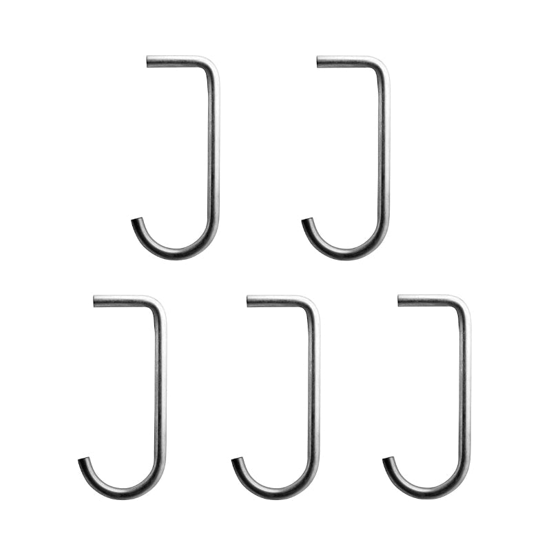String – Haken für Metallboden Edelstahl 5er Set von String Furniture