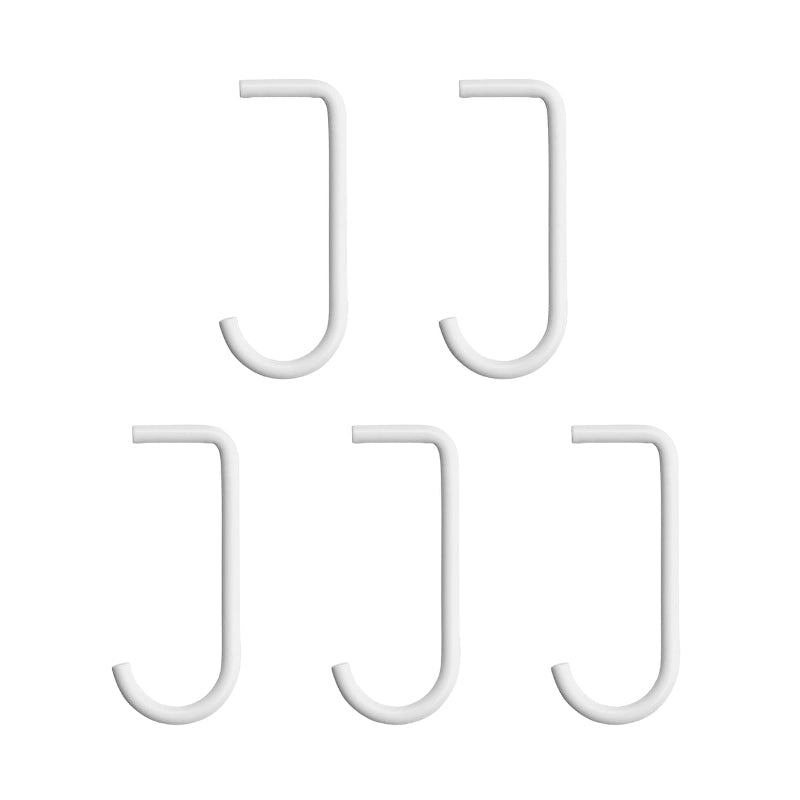 String – Haken für Metallboden weiss 5er Set von String Furniture