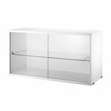 String Furniture - Modul mit Schiebetüren Glas