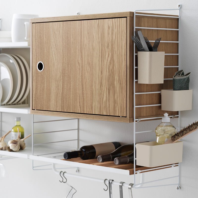 String – Modul mit Schwenkür Eiche von String Furniture