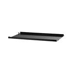 String – Regalboden Metall tief schwarz 58x20 von String Furniture