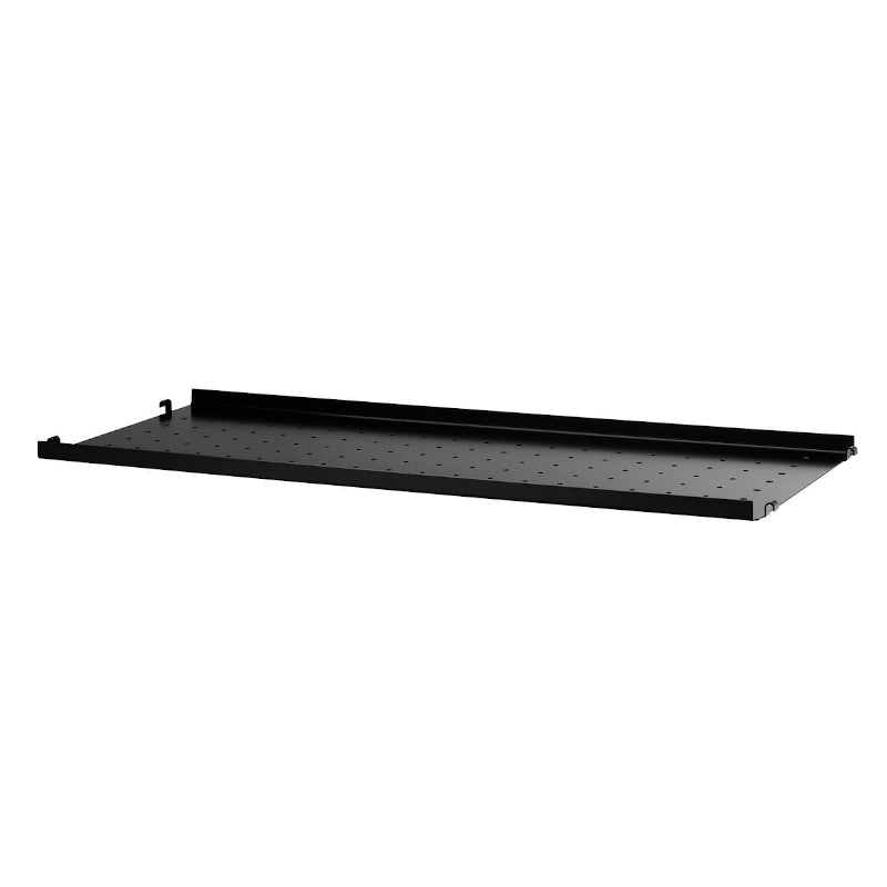String – Regalboden Metall tief schwarz 78x30 von String Furniture