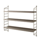 String – Wandregal Pocket Metall taupe von String Furniture