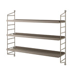 String – Wandregal Pocket Metall taupe von String Furniture