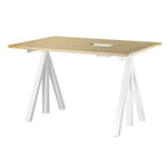String – Works höhenverstellbarer Schreibtisch Eiche B120 von String Furniture