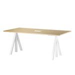 String – Works höhenverstellbarer Schreibtisch Eiche B180 von String Furniture