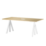 String – Works höhenverstellbarer Schreibtisch Eiche B180 von String Furniture