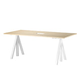 String – Works höhenverstellbarer Schreibtisch Esche B180 von String Furniture