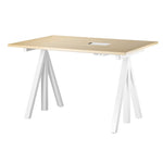 String – Works höhenverstellbarer Schreibtisch Esche B120 von String Furniture