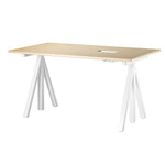 String – Works höhenverstellbarer Schreibtisch Esche B140 von String Furniture
