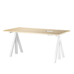 String – Works höhenverstellbarer Schreibtisch Esche B160 von String Furniture