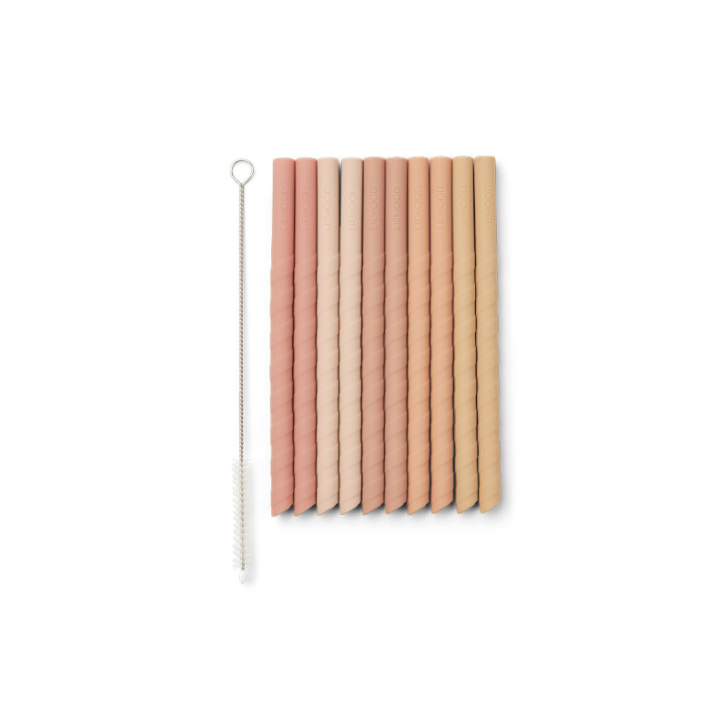 Strohhalme 10er Set – Timoti dark rose multi mix von Liewood