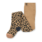 Strumpfhose - Silva mini leo oat/oat von Liewood