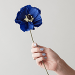 Studio About - Papierblume Peony blue