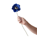 Studio About - Papierblume Peony blue