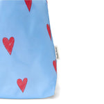 Studio Noos - Einkaufstasche Grocery Bag Heart light blue

