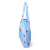 Studio Noos - Einkaufstasche Grocery Bag Heart light blue

