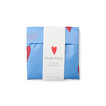 Studio Noos - Einkaufstasche Grocery Bag Heart light blue

