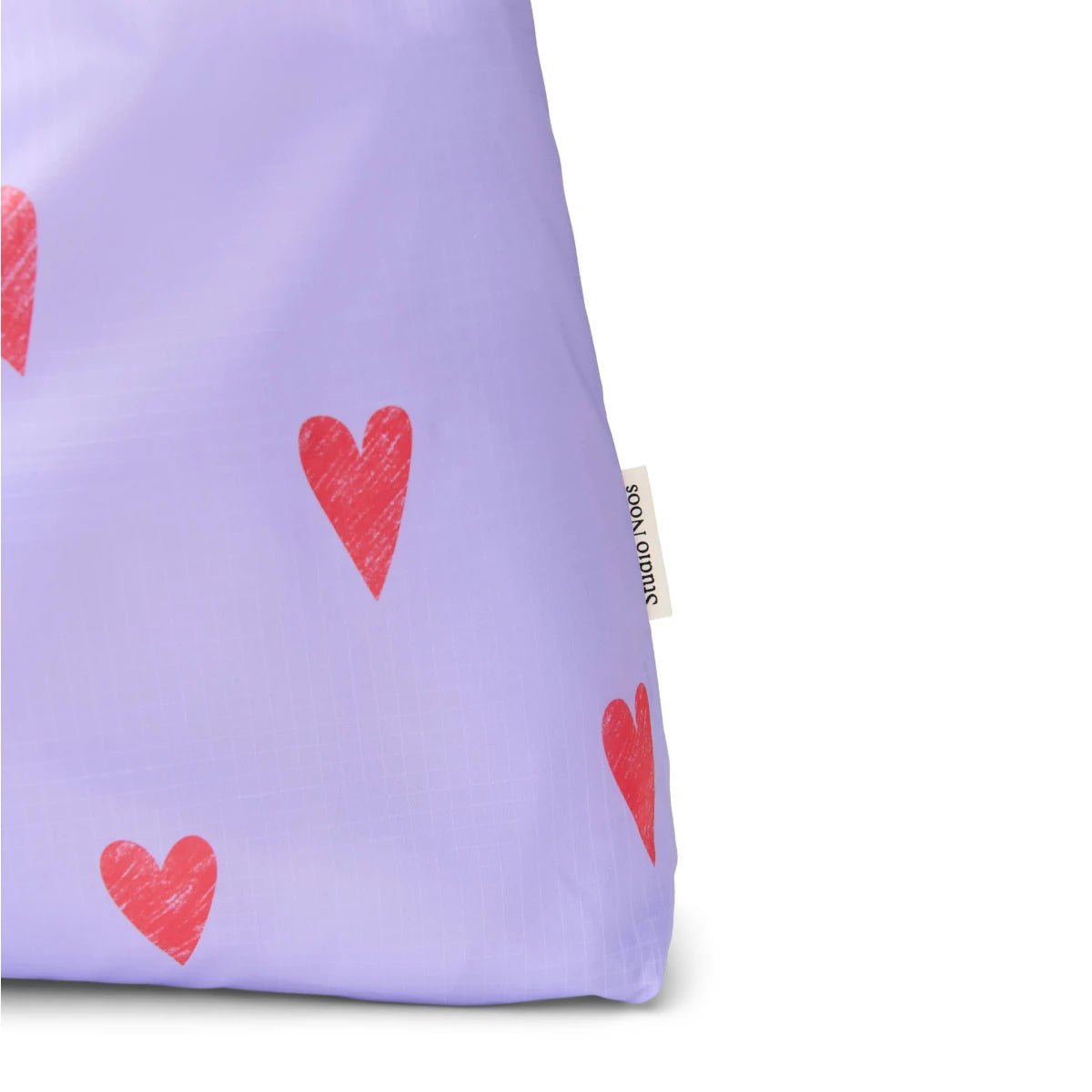 Studio Noos - Einkaufstasche Grocery Bag Heart lilac

