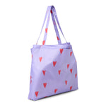Studio Noos - Einkaufstasche Grocery Bag Heart lilac

