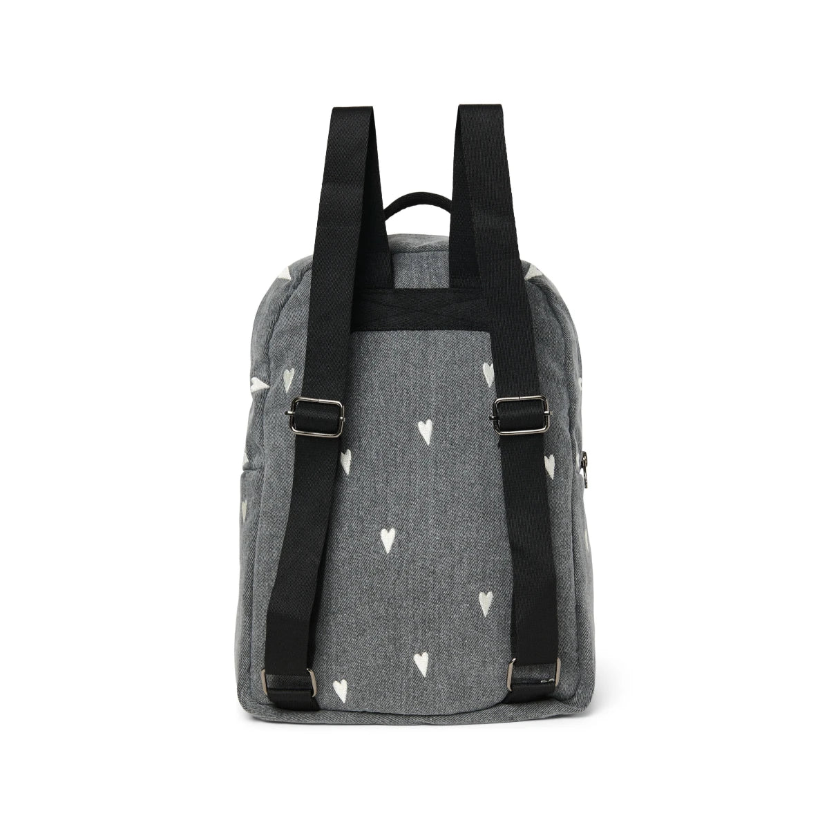 Studio Noos - Rucksack Midi Denim Hearts mit Vordertasche