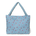 Studio Noos - Tasche Mom Puffy Denim Hearts