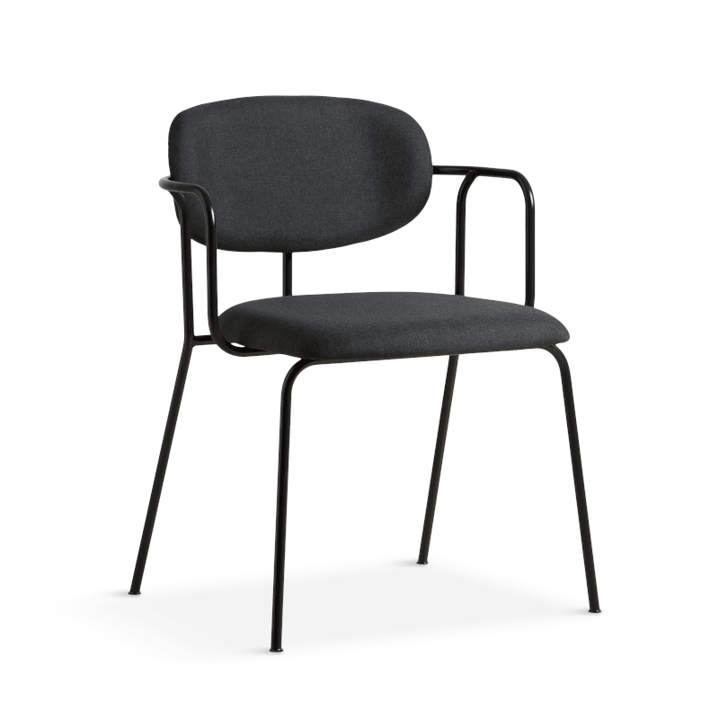 Stuhl - Frame dark grey von Woud