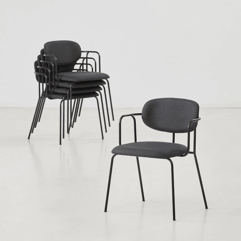 Stuhl - Frame dark grey von Woud