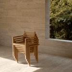Stuhl Outdoor - AH502 mit Armlehne von Carl Hansen
