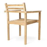 Stuhl Outdoor - AH502 mit Armlehne von Carl Hansen