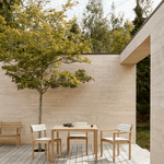 Stuhl Outdoor - AH502 mit Armlehne von Carl Hansen