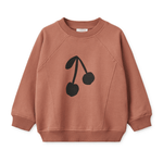 Sweatshirt - Aude cherry/dark rosetta von Liewood