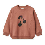 Sweatshirt - Aude cherry/dark rosetta von Liewood