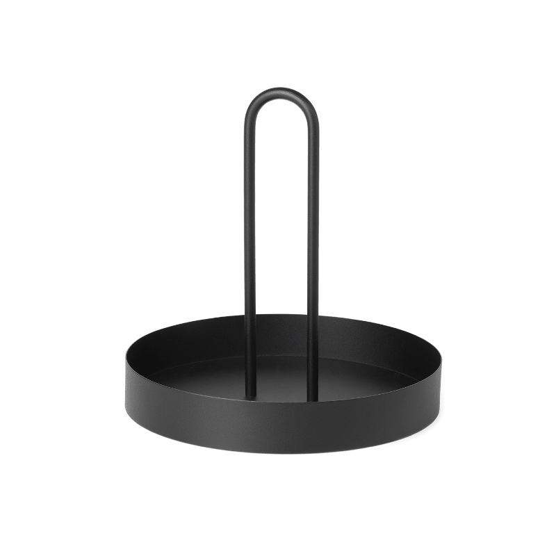 Tablett - Grib Tray schwarz von Ferm Living
