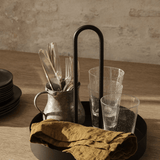 Tablett - Grib Tray schwarz von Ferm Living