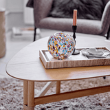 Tablett - Majsa Marmor braun von Bloomingville