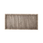Tablett - Majsa Marmor braun S von Bloomingville