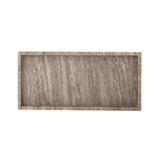 Tablett - Majsa Marmor braun S von Bloomingville
