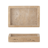 Tablett - Majsa Travertin natur von Bloomingville