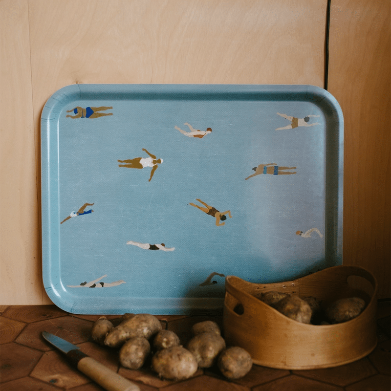 Tablett – Swimmers Tray L von Fine little Day