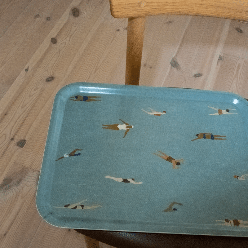 Tablett – Swimmers Tray L von Fine little Day